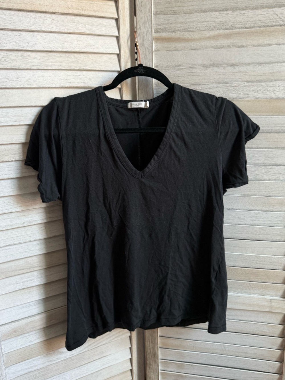 rag & bone V Neck T-Shirt, Barely worn M